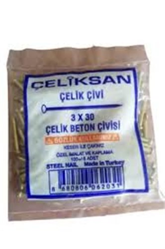 ÇELİKSAN ÇELİK ÇİVİ 3x30